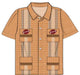 Boys Orange Gameday Guayabera