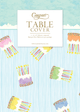 Cake Frosting-Paper Linen Print Airlaid Tablecover 5.2'X8.2