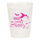 Pass the Boos Ghost Wine Frosted Cups - Halloween
