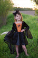 Sybil the Spider Witch Dress & HB, Orange/Black