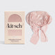 Blush-Adjustable Oversized Satin Bonnet-