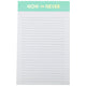 "Now or Never" Notepad