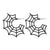 Halloween Spiderweb Earrings
