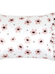 Ruffled Satin Pillowcase - Floral