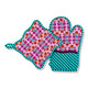 Light Pink Pot Holder & Oven Mitt