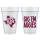 Texas A&M University/Gig 'Em Aggies Styrofoam (10 Ct Bag)