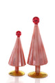 PLEATED TREE-PINK RED