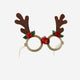 Reindeer Glasses, PVC/Fabric, 6"