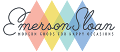 Emerson Sloan | Houston Modern Party Supplies logo