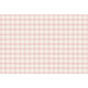 PINK PAINTED CHECK PLACEMAT - PAD OF 24 SHEETS
