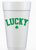Lucky St. Patrick's Day Shamrock Foam Cups- St Patrick's