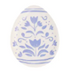 Floral Egg Shaped Paper Plate