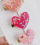 Valentine's Day Heart Hair Clips