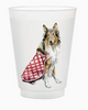 Rough Collie Frosted Cups | Set of 6