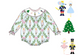 Girls Nutcracker & Bows Smocked Bubble
