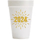 New Year 2024 Styrofoam 20oz/10ct