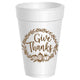Give Thanks Pumpkin Wreath - 10 Pack