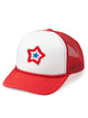 Patriotic Star Patch Hat - 4th of July - Kids Trucker Hat