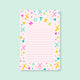 Pink Rainbow Shapes Notepad