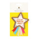 Multi Colored Birthday Star Rosette Badge