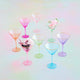 Rainbow Martini Glass - Set of 2