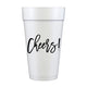 Cheers 20oz Styrofoam Cups - Set of 10 Cups