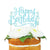 Happy Birthday Paper Cake Topper