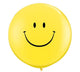 JUMBO SMILE ON YELLOW 36"