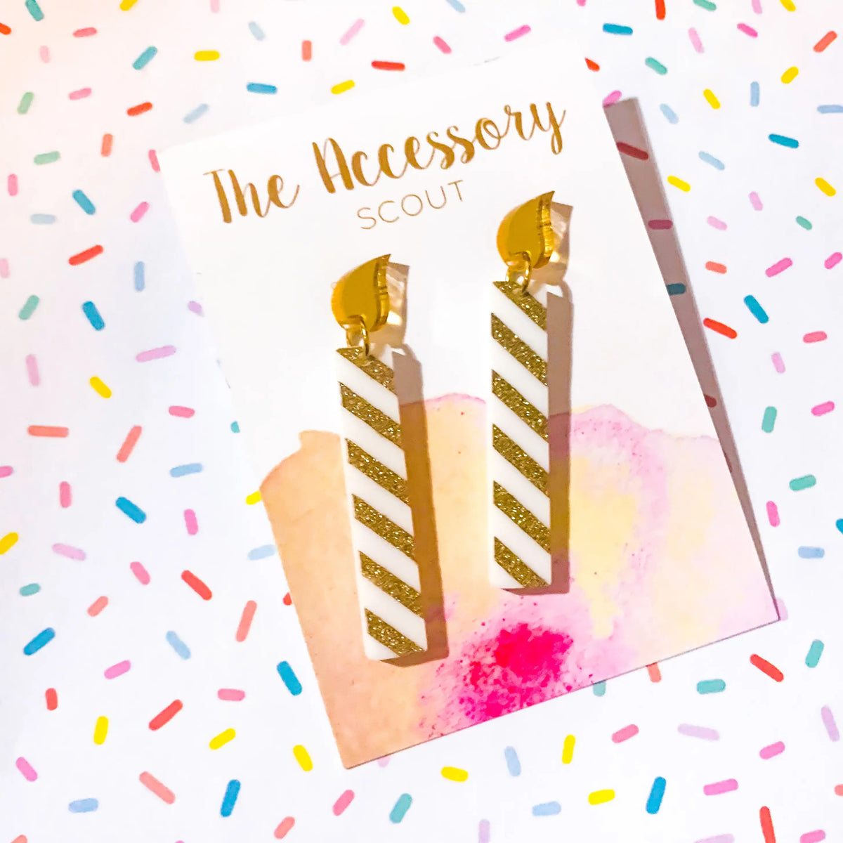 Birthday Candle Earrings