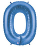 Dark Blue Number 40" Balloon