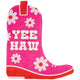 YEE HAW! DIE CUT BOOT LUNCH NAPKINS