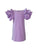 Lavender Haze Ruffle Denim Dress