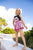 Pink Metallic Skort