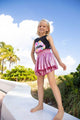 Pink Metallic Skort