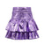 Lavender Metallic Ruffle Skort (Copy)
