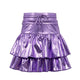 Lavender Metallic Ruffle Skort (Copy)
