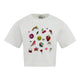 Sparkle Doodle Crop T-shirt