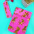 Pink Tiger Book Sleeve Cover | Ebook Cover Case | Quilted Ebook Holder