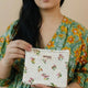 'sprinkled Joy'Quilted Coin Pouch