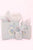 Blue Belle Flower Gift Bag -  Ric Rac Handle - Gift Tag