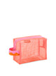 Orange CAMDEN MESH ZIP POUCH