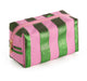 CARA STRIPE ZIP POUCH,GREEN