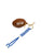 FOOTBALL BAG CHARM/KEY RING