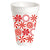 Red Peppermint Candies Styrofoam Cups