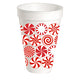 Red Peppermint Candies Styrofoam Cups