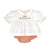 Princess Pumpkin Embroidered Diaper Set