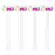 Omg Engagement Acrylic Stir Sticks