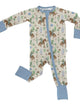 Saddle Up, Cowboy Toile - Convertible Zip Pjs