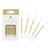 White & Gold 'happy Birthday' Candles | 24 Pack
