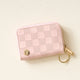 Zip Around Wallet-Blush Check